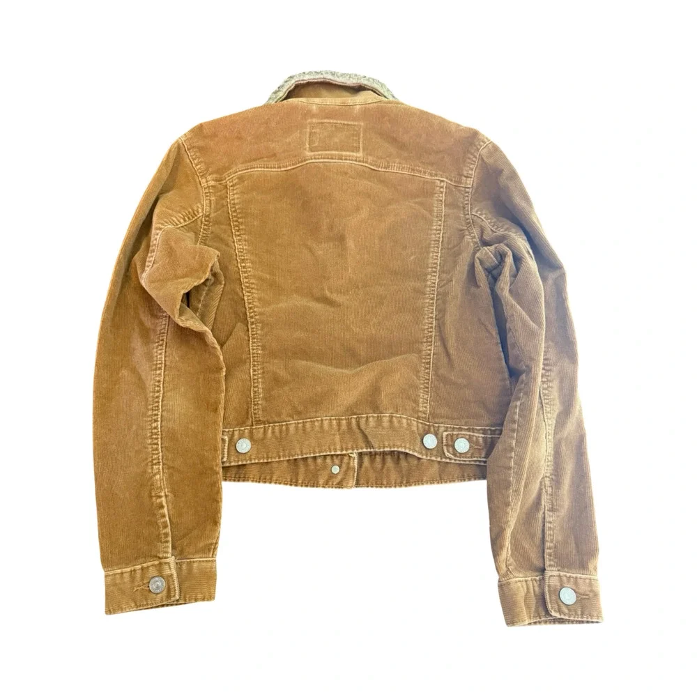 Levi's Vintage Corduroy Sherpa Collar Trucker Jacket Model 77735-0369